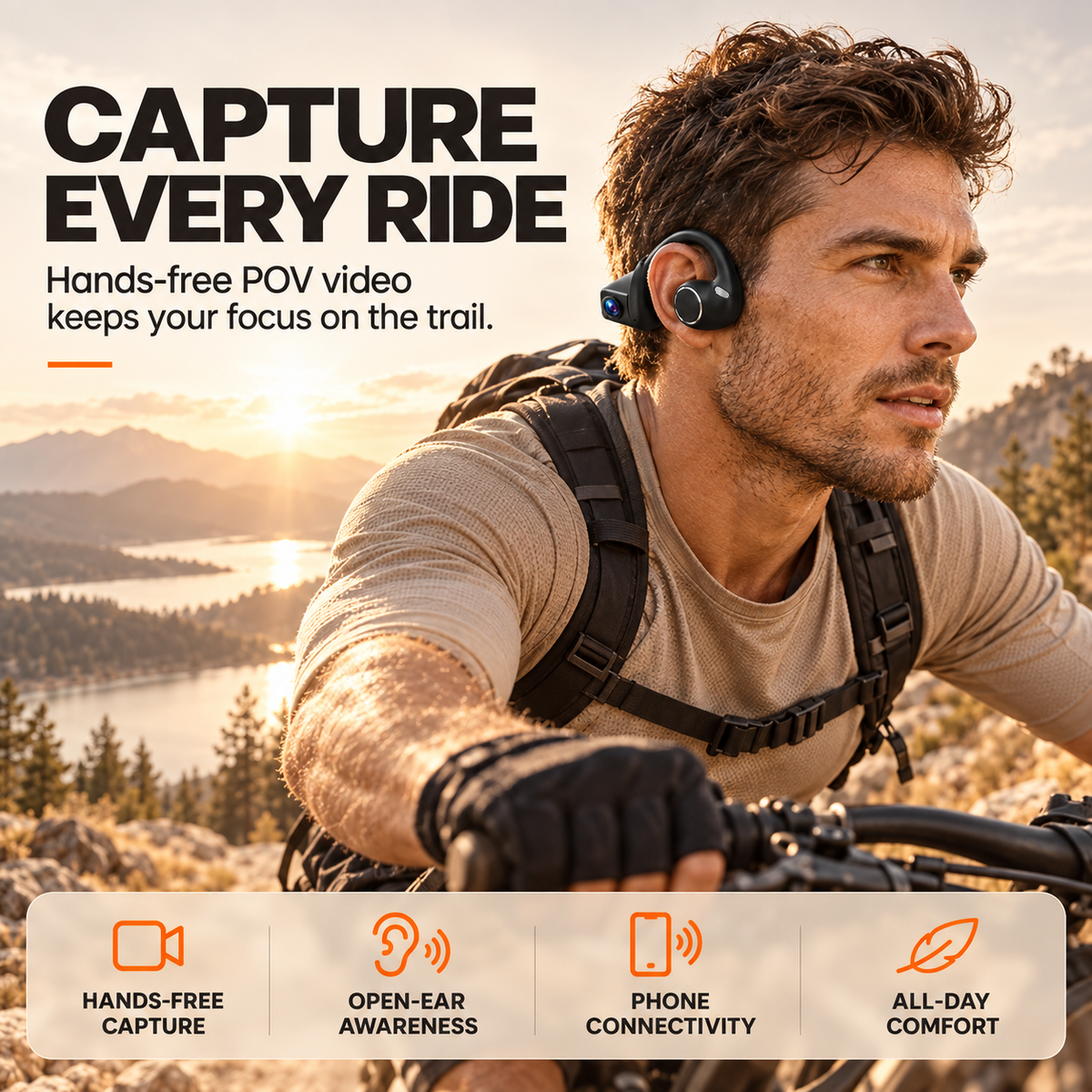 Wireless POV Camera Headset