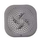Silicone Drain Cover & Hair Catcher with Suction Cups | 5.9" Tub & Sink Strainer