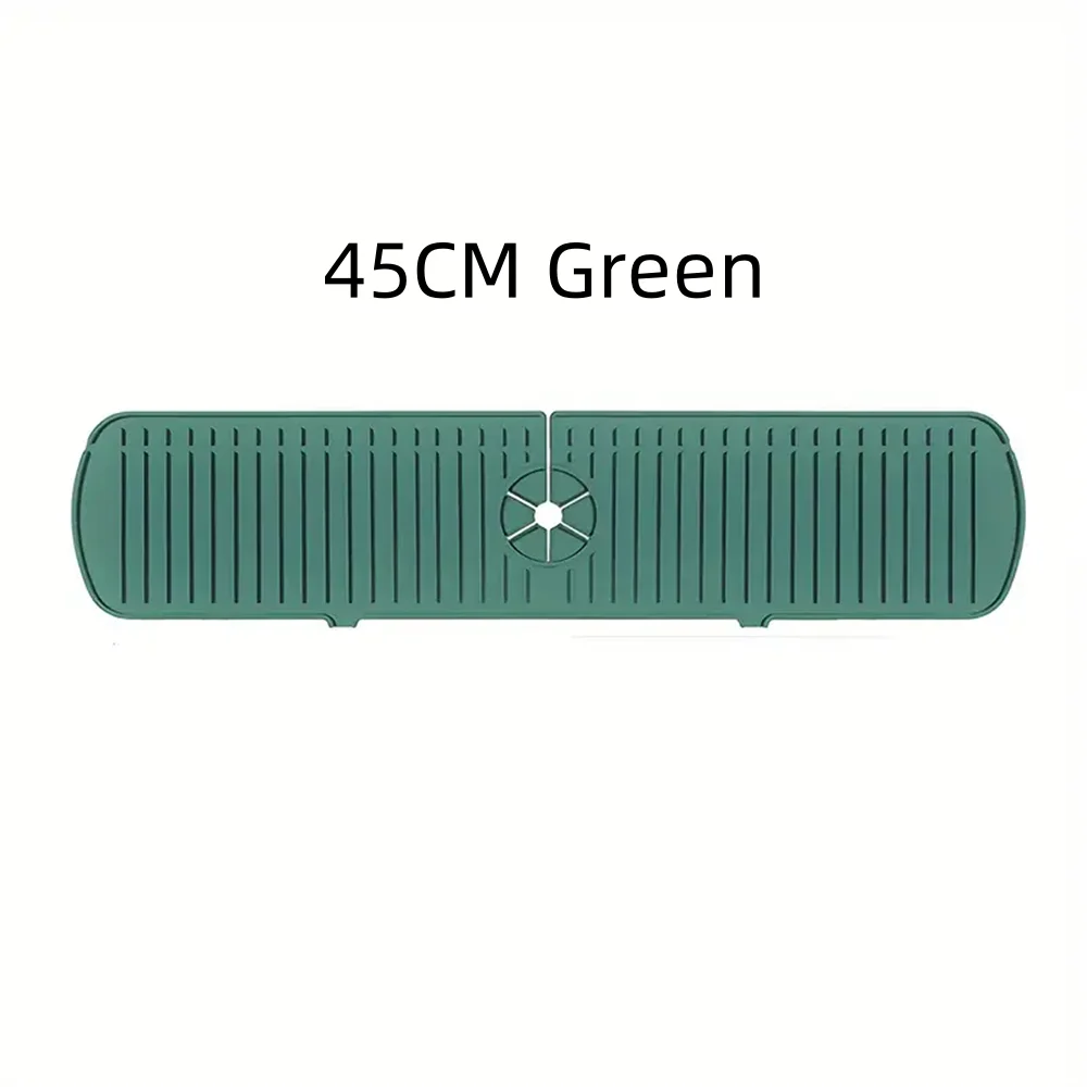 Premium Silicone Faucet Splash Guard & Sink Drip Catcher