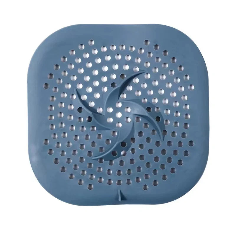Silicone Drain Cover & Hair Catcher with Suction Cups | 5.9" Tub & Sink Strainer