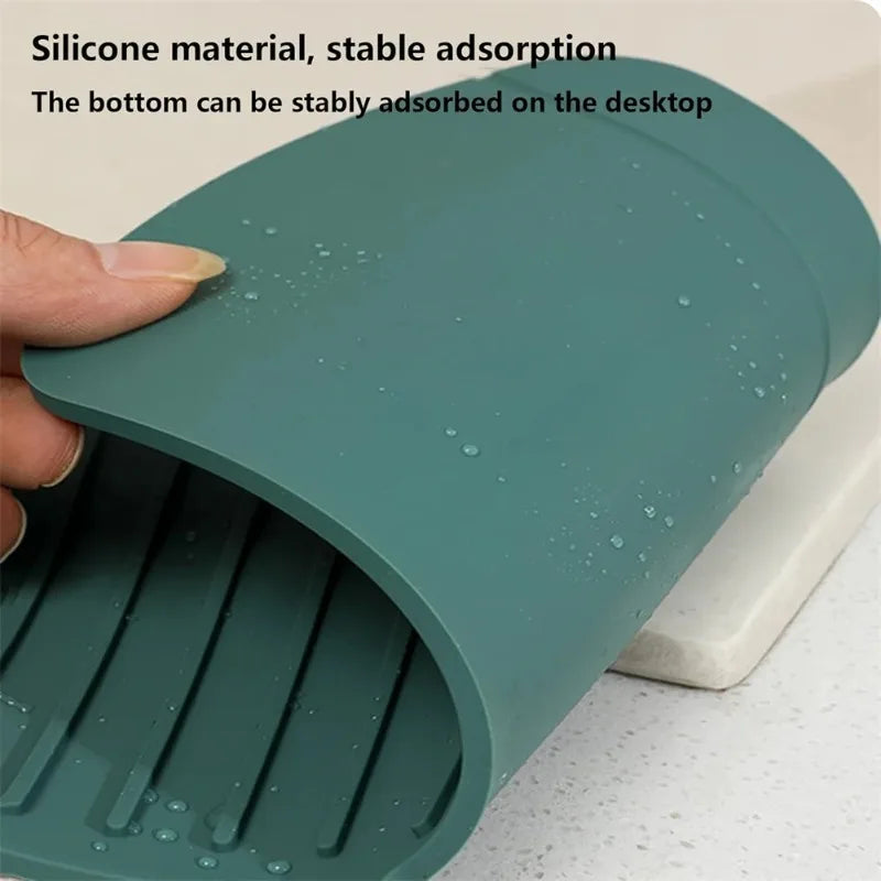 Premium Silicone Faucet Splash Guard & Sink Drip Catcher