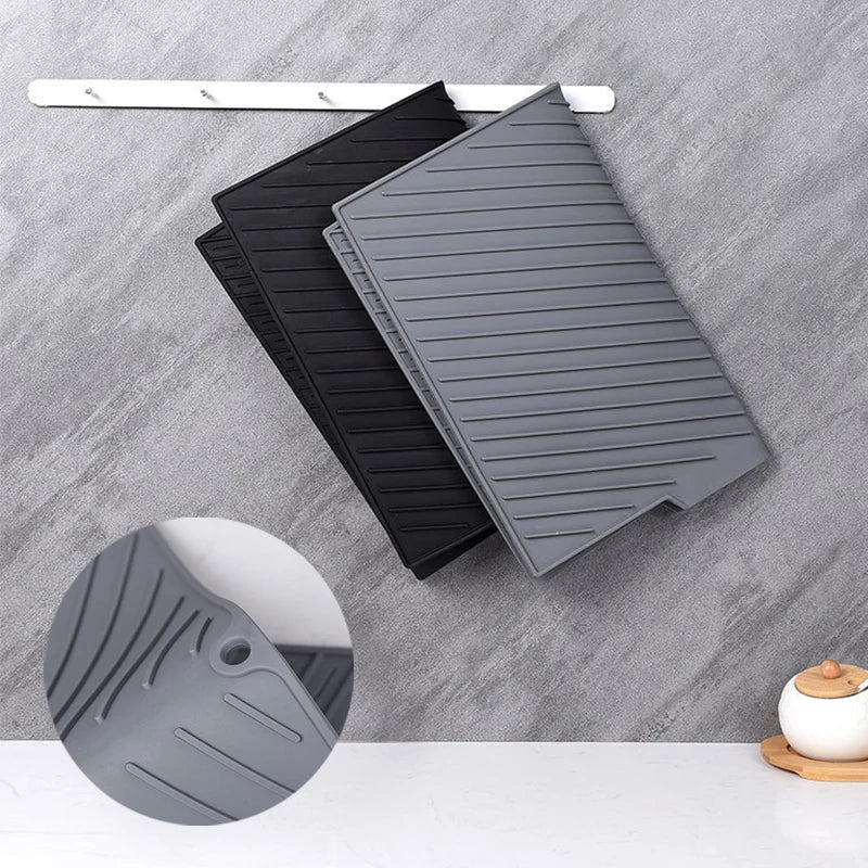 Premium Silicone Dish Drying Mat | Heat-Resistant & Non-Slip Kitchen Drainer Pad