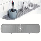 Premium Silicone Faucet Splash Guard & Sink Drip Catcher